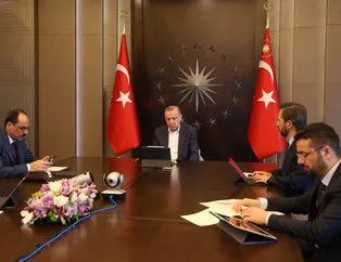 Erdoğan, Fidan’la videokonferans ile görüştü