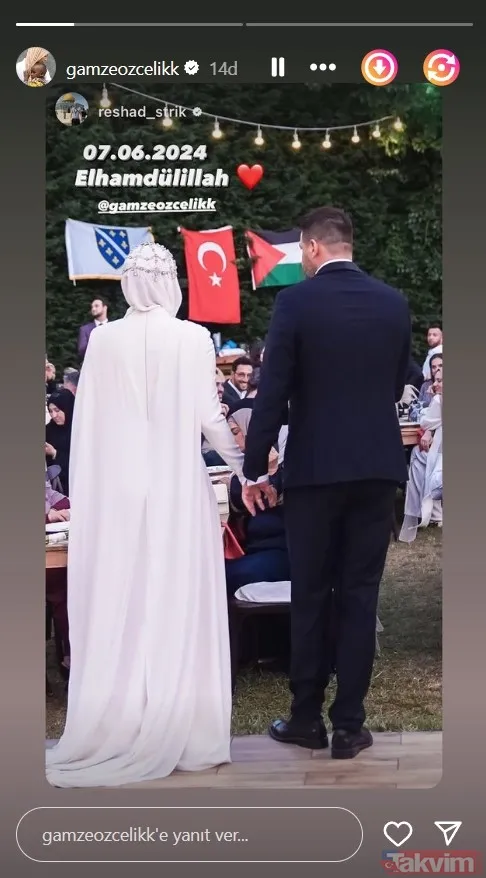 Gamze Özçelik ikinci kez nikah masasına oturdu! Uğur Pektaş'tan sonra ünlü belgeselci ile evlendi! İşte düğünden ilk görüntüler... - 8