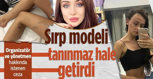 Sırp model Tanja Durkic’i eve kilitleyerek 8 saat boyunca darbetti! Çağrı Tortop’a kasten yaralamadan ceza talebi