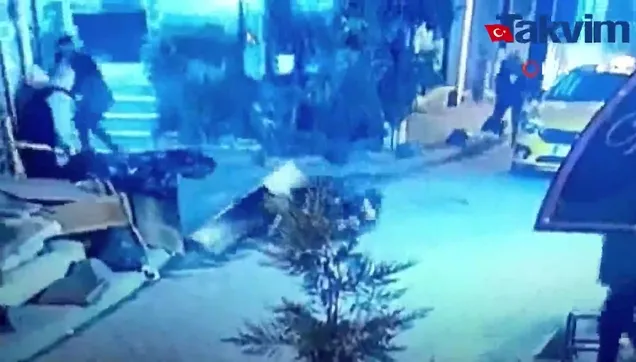 İstanbul’da dehşet anları kamerada