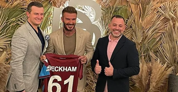 David Beckham'a Katar'da Trabzonspor sürprizi! Formayı alınca bakın ne dedi?