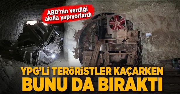 Teröristlerin Afrin merkezindeki tünelleri
