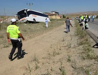 Kontrolden çıktı şarampole uçtu! Facia ucuz atlatıldı