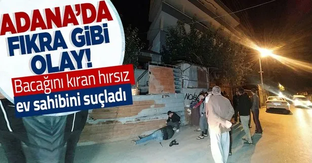 Son dakika: Adana’da fıkra gibi olay! Soymak istediği evin balkonundan düştü: Ev sahibini suçladı