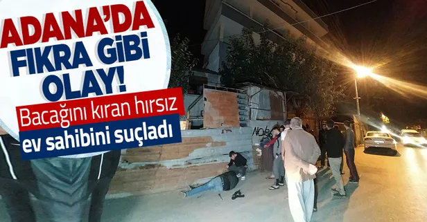 Son dakika: Adana'da fıkra gibi olay! Soymak istediği evin balkonundan düştü: Ev sahibini suçladı