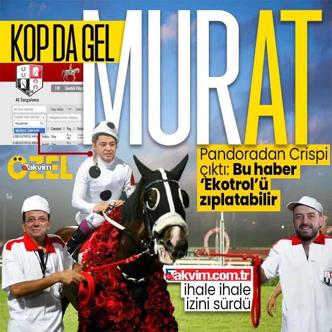 CHPli İBBde karanlık işler girift ilişkiler! İmamoğlunun ihya ettiği Emrah Bağdatlı kim? Pandoradan çıkan Murat Ongun ve milyonluk yarış atı...