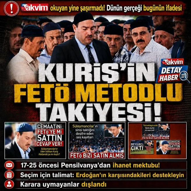 Kuriş soruşturmasında gizli tanıktan siyasi talimat iddiası: Takvim yine yıllar öncesinden gördü
