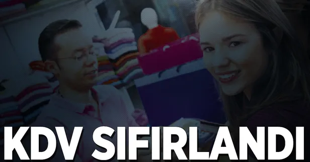 KDV sıfırlandı!