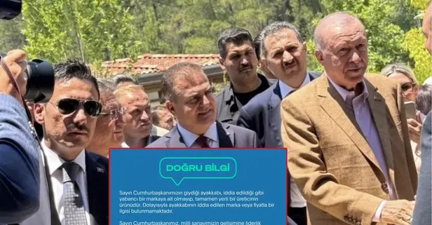 Başkan Erdoğan'a atılan "Çömez" iftira çöktü! CHP fondaşlarının "ayakkabı" dezenformasyonuna karşı gerçekler: Halk TV ve Sözcü fena patladı