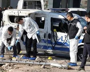 Polis aracına bombalı saldırı