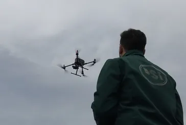 Afet bölgesinde İHA’larla sıkı denetim