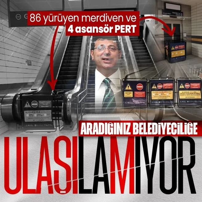 Son dakika: İstanbullunun ulaşım çilesi! CHPli İBB Başkanı Ekrem İmamoğlu yönetiminden yürüyen merdiven ve asansör yalanı
