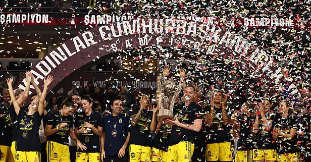 Zafer Kanarya'nın! Kadınlar Cumhurbaşkanlığı Kupası şampiyonu Fenerbahçe