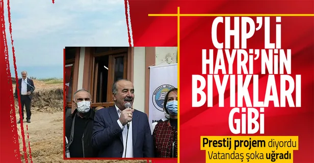 CHP'li Mudanya Belediye'sinin ilk etabı şok etkisi oluşturdu! Hayri Türkyılmaz'ın sözde prestij projesi ucubeye benzetildi