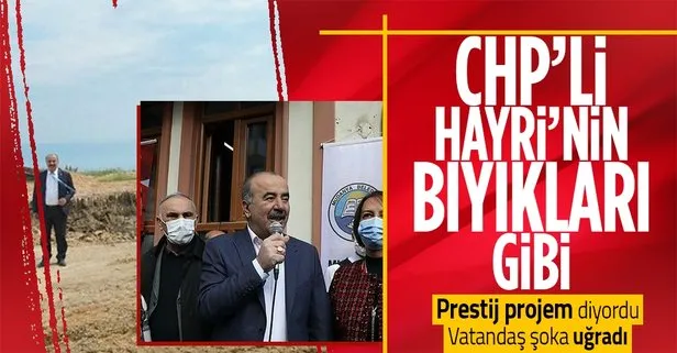 CHP’li Mudanya Belediye’sinin ilk etabı şok etkisi oluşturdu! Hayri Türkyılmaz’ın sözde prestij projesi ucubeye benzetildi
