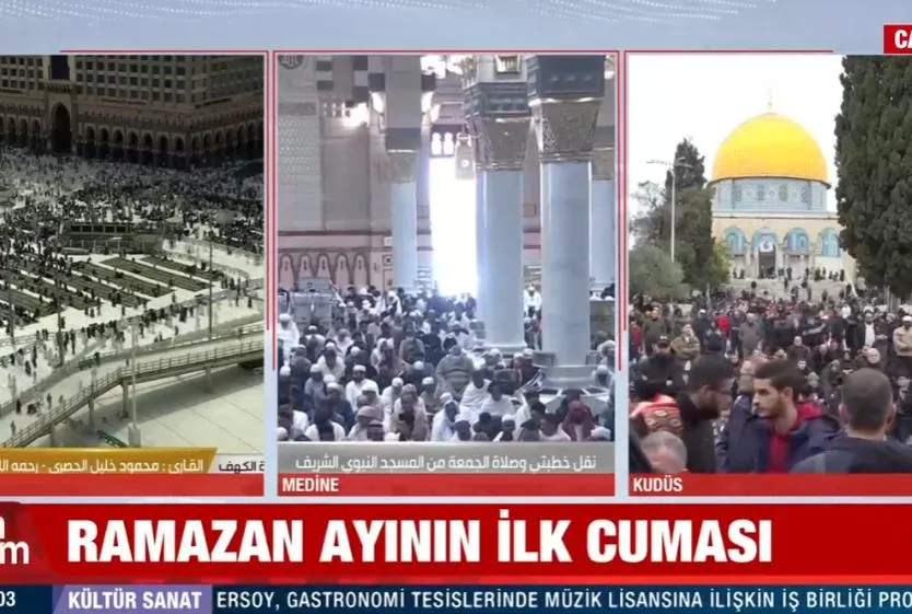 Kutsal topraklarda ramazanın ilk cuması