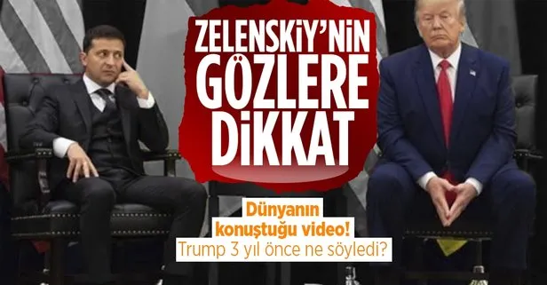 Dünya Zelenskiy ve Trump’ın 3 yıl önceki videosunu konuşuyor! Gündeme bomba gibi düştü