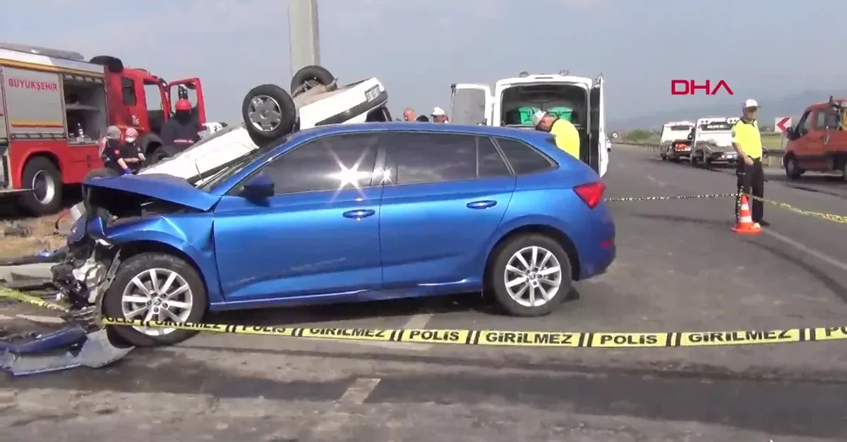 Manisa'da facia gibi kaza! 3 ölü 2 yaralı