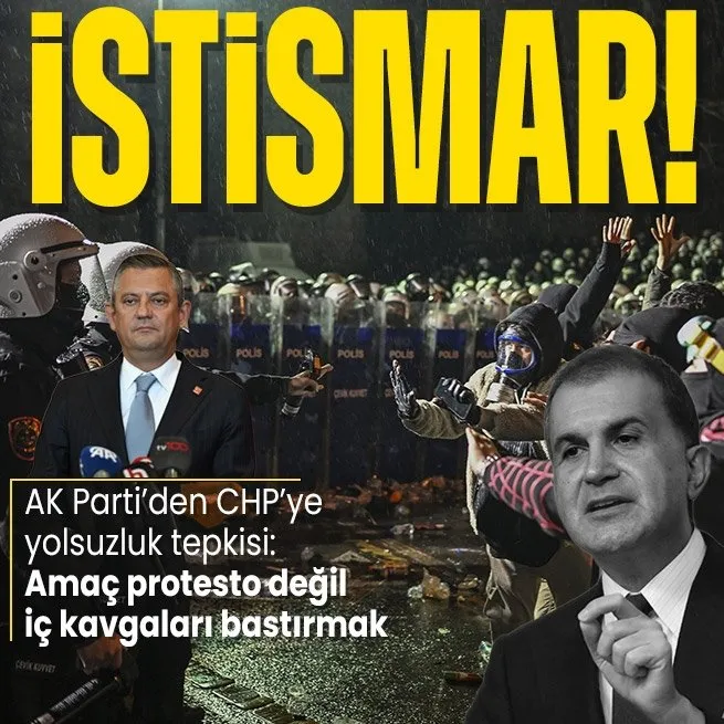 AK Parti’den CHP’ye yolsuzluk tepkisi: Soruşturmaları iç kavgalarını bastırmak için kullanıyorlar