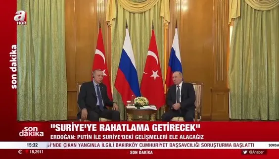 Soçi'de kritik zirve! Başkan Erdoğan Putin ile görüşü