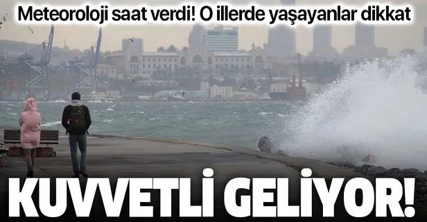 HAVA DURUMU | Meteorolojiden kuvvetli lodos uyarısı | 25 Aralık İstanbul’da hava nasıl olacak?