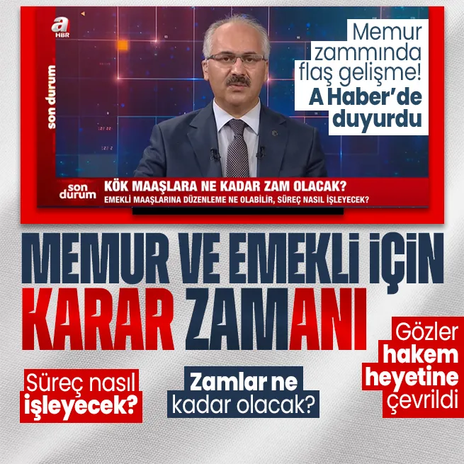 Memur ve emeklilerin zam mesaisi! Gözler hakem heyetine çevrildi: Memur zammında flaş gelişme...