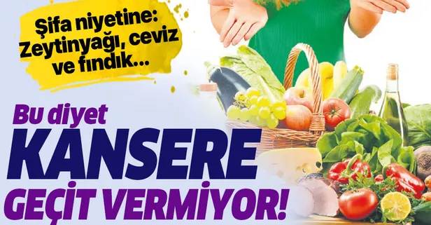 Kansere karşı 'Akdeniz diyeti'