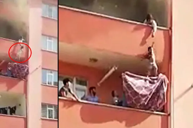 Ağrı'da can pazarı! Küçük çocukları böyle kurtardılar