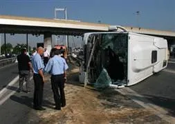 Köprüde kaza trafik felç