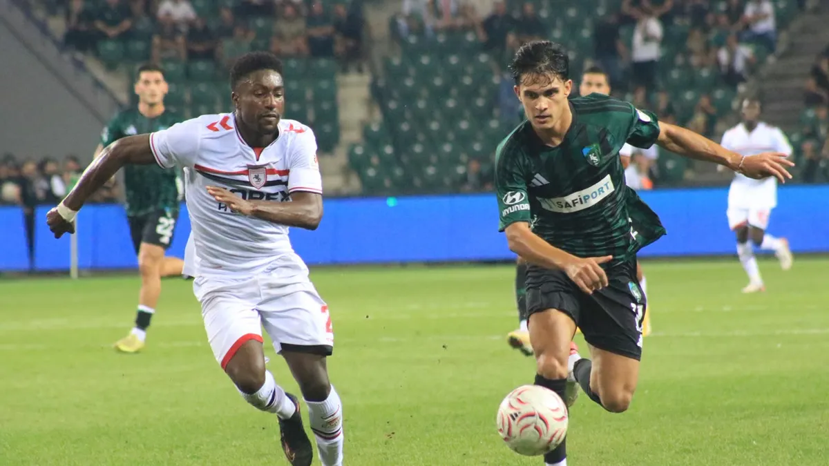 Kocaelispor, Samsunspor'u tek golle geçerek galibiyet serisini sürdürdü
