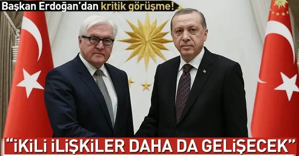 Son dakika: Başkan Erdoğan, Almanya Cumhurbaşkanı Steinmeier ile telefonda görüştü