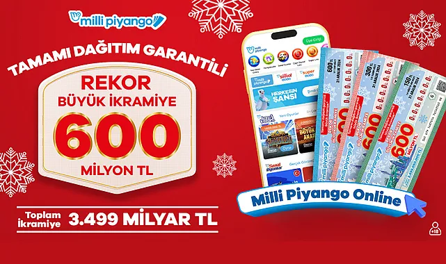 Milli Piyango 600 milyon TL çekilişi bugün saat kaçta? Büyük ikramiye ve amorti çekilişi hangi kanalda yayınlanacak? - 2