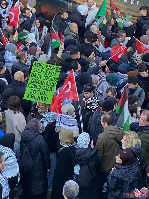 Binler Galata'ya akın etti... İstanbul'dan Aksa'ya direnişe bin selam! | Alandan tarihi kareler - 18