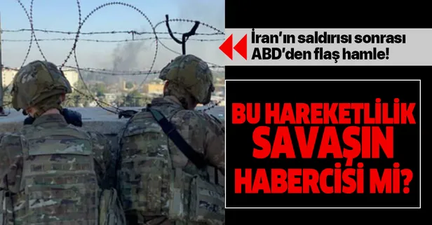 İran saldırısı sonrası ABD harekete geçti! Deyrizor'daki askeri üsse takviye