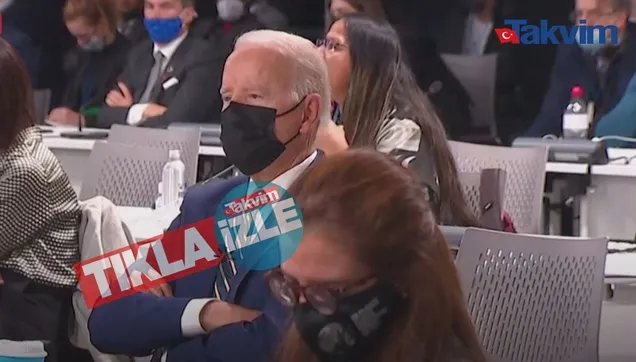 ABD Başkanı Joe Biden'ın zor anları! Konferansta uyuya kaldı...