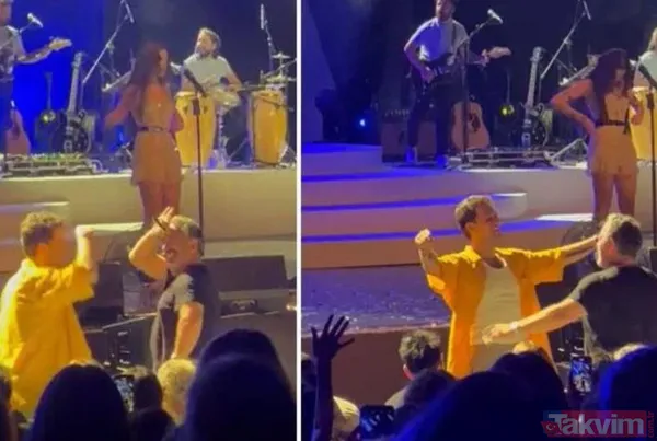 Serenay Sarıkaya'nın sevgilileri bir arada! Umut Evirgen ile Cem Yılmaz birbirine selamı çaktı! Köşe kapmaca oynadılar ama... - 6