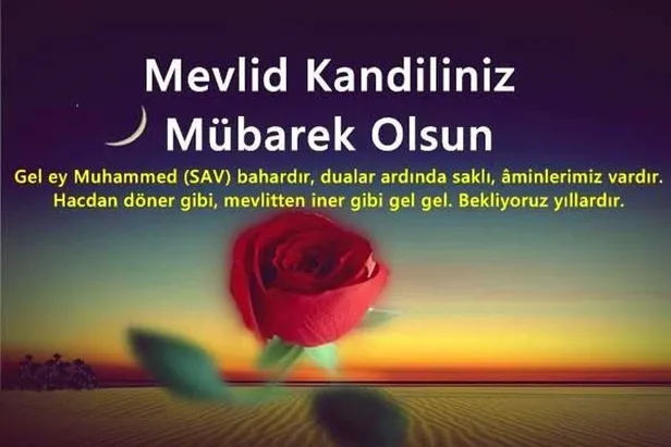 Mevlid Kandili mesajları kısa ve öz! 17 Ekim Whatsapp, SMS en güzel, anlamlı, resimli Mevlid Kandili mesajları, sözleri!-4