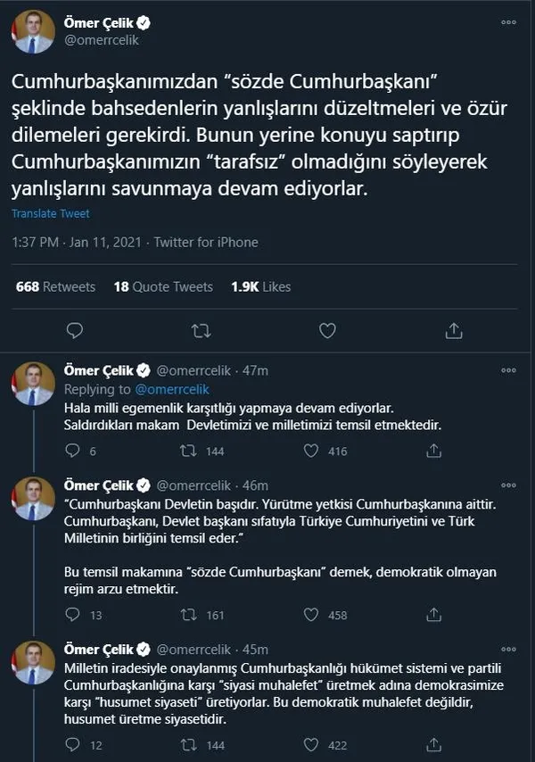 SON DAKİKA: AK Parti'den CHP'li Kılıçdaroğlu'nun "sözde Cumhurbaşkanı" ifadesine sert tepki-2