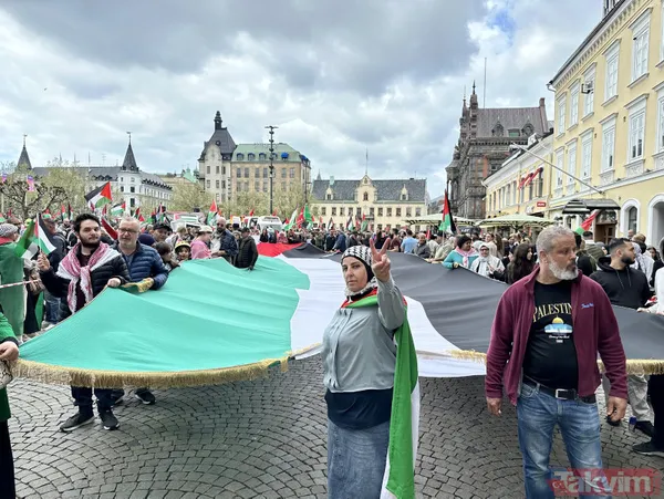 2024 Eurovision Şarkı Yarışması'nın finalinin başlamasına saatler kala on binlerce kişi soykırımcı İsrail'i protesto etti - 18