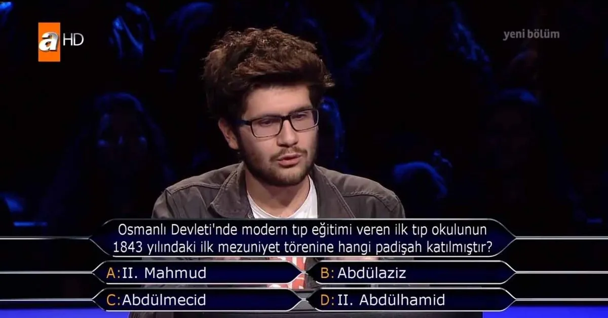 Kim Milyoner Olmak Ister De Dikkat Ceken Osmanli Sorusu Ilk Tip Okulu Mezuniyet Torenine Hangi Padisah Katildi Galeri Takvim