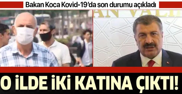 Son dakika: Sağlık Bakanı Fahrettin Koca: Vaka sayısında artış yaşanıyor