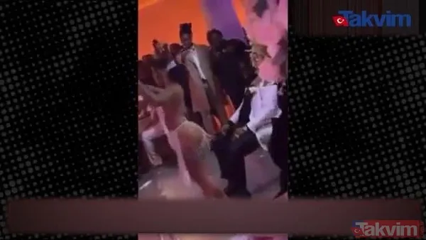 Tanga gelinlikle twerk yaptı! Düğünde damadın karşısında tangayla kucak dansı etti! Dünya onu konuşuyor - 7