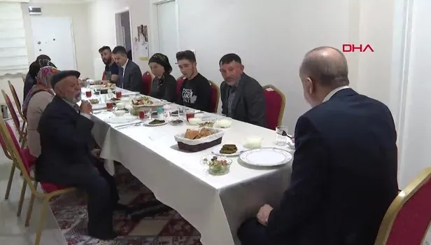 Başkan Erdoğan, çiftçi bir vatandaşın evinde iftar yaptı
