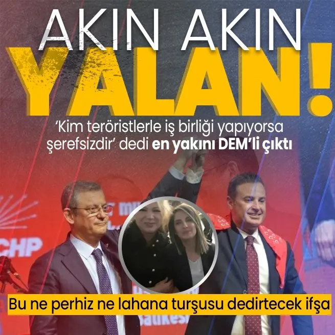 Son dakika: PKK yandaşlarına yakın değilim yalanı deşifre oldu! CHP’li Ahmet Akın’ın yakın ekibindeki Birsen Temir Saraç DEM’li çıktı