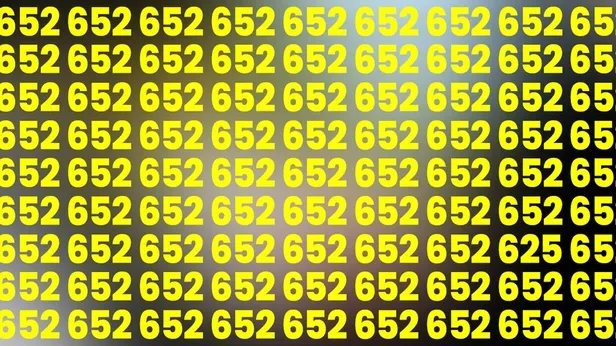 Görüşünü test et! 652 sayılarının arasındaki tek farklı sayıyı bulabilecek misin?