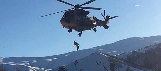 İnleri mezarları oldu! TSK tepelerine böyle indi