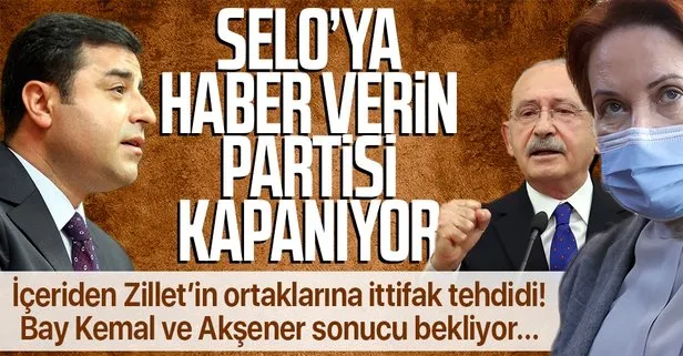 Terörün siyasi ayağı HDP’li Selahattin Demirtaş’tan CHP ve İyi Parti’ye 3. ittifak tehdidi