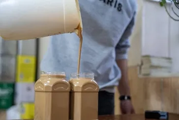 Tahinle saçlar güçlü