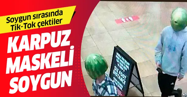 ABD'de karpuz maskesiyle alkol büfesini soydular
