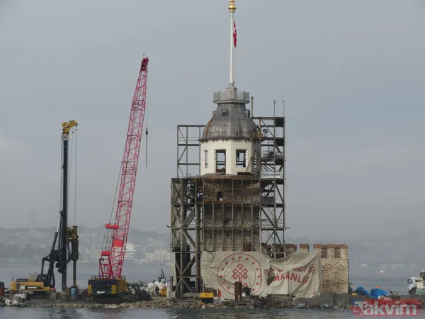 Lego değil gerçek! Kız Kulesi'nde kubbe ortaya çıktı - 3